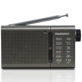 Daewoo Radio Portátil DW1035 Gris Oscuro